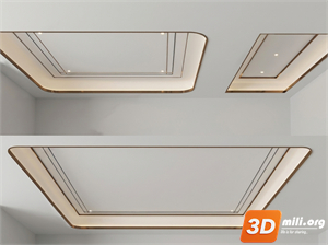 Ceiling Decoration Skp Files